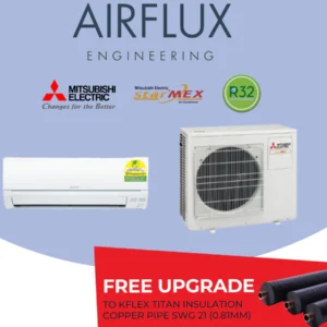 MITSUBISHI ELECTRIC STARMEX SYSTEM 1 - NEW R32 REFRIGERANT (FREE UPGRADE TO PREMIUM MATERIAL)